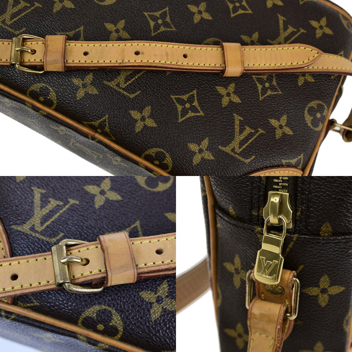 LOUIS VUITTON Trocadero 27 Shoulder Bag Monogram Leather Brown M51274 99SJ108