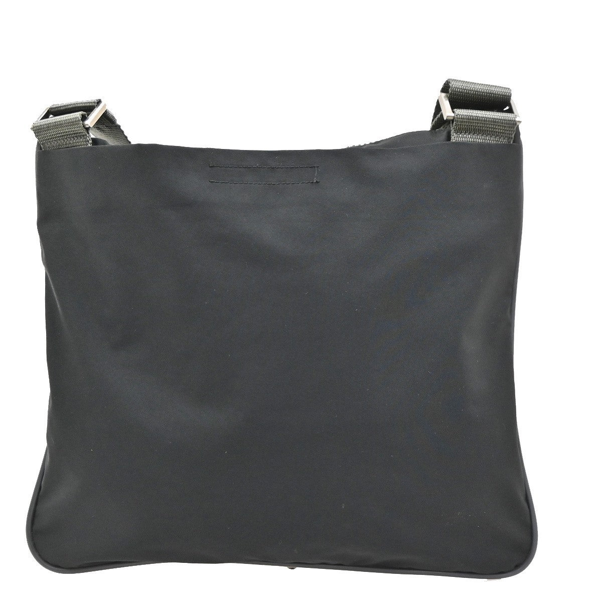 PRADA Logo Sport Crossbody Shoulder Bag Nylon Canvas Black Green SHW 65KD178