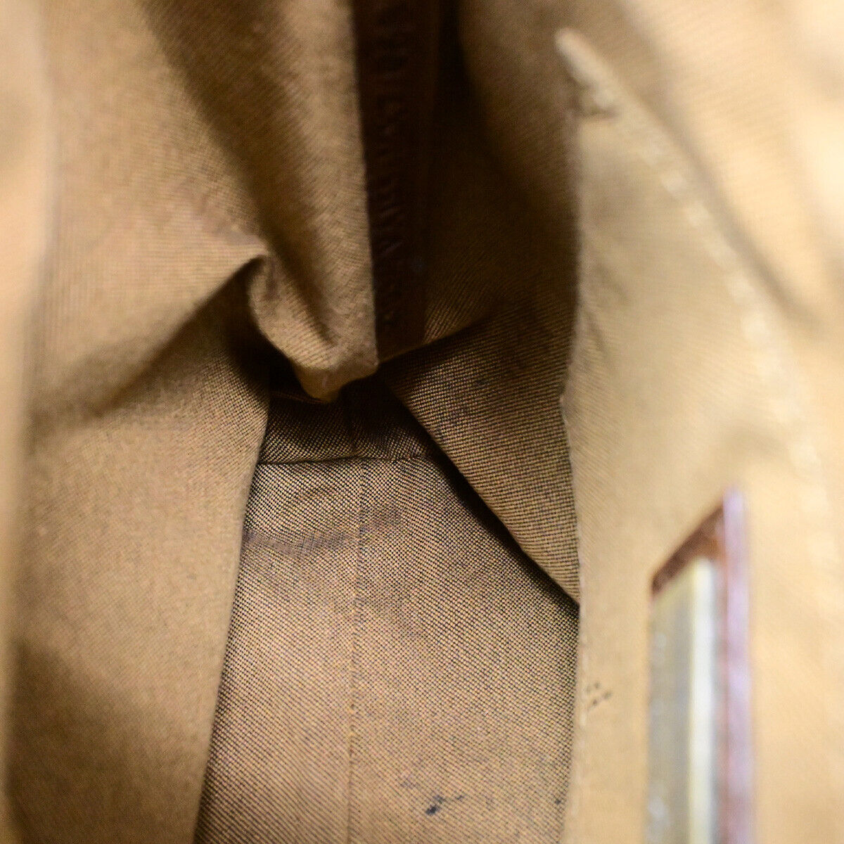 FENDI Logo Zucca Pattern Shoulder Bag Canvas Leather Brown GHW Italy 34SJ494