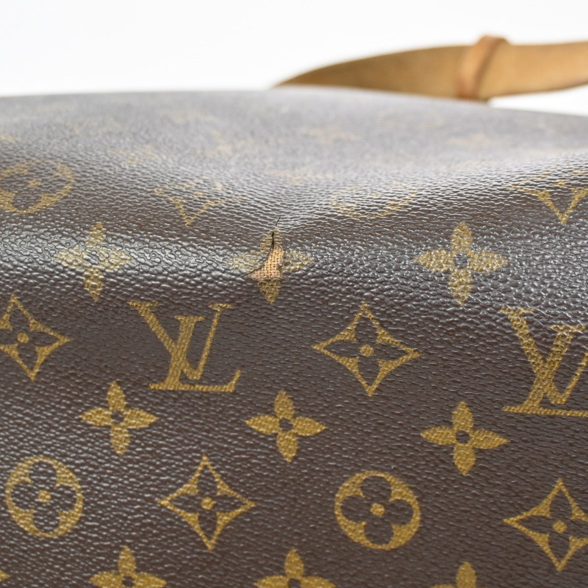 LOUIS VUITTON Cartouchiere GM Shoulder Bag Monogram Leather Brown M51252 30YJ163