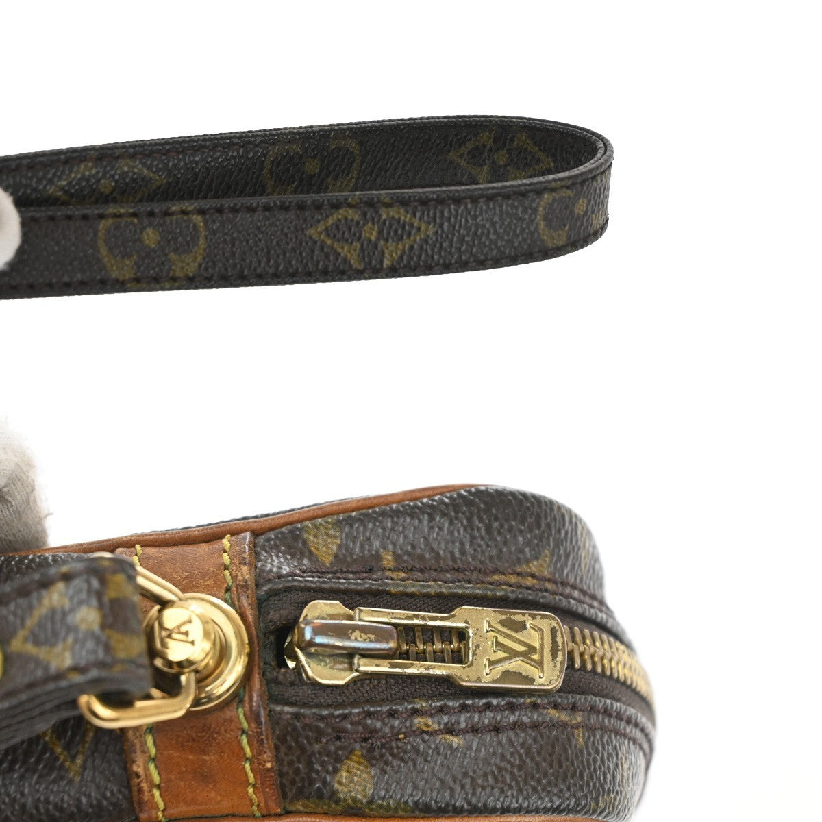 LOUIS VUITTON Marly Dragonne PM Clutch Hand Bag Monogram Leather M51827 65TA407