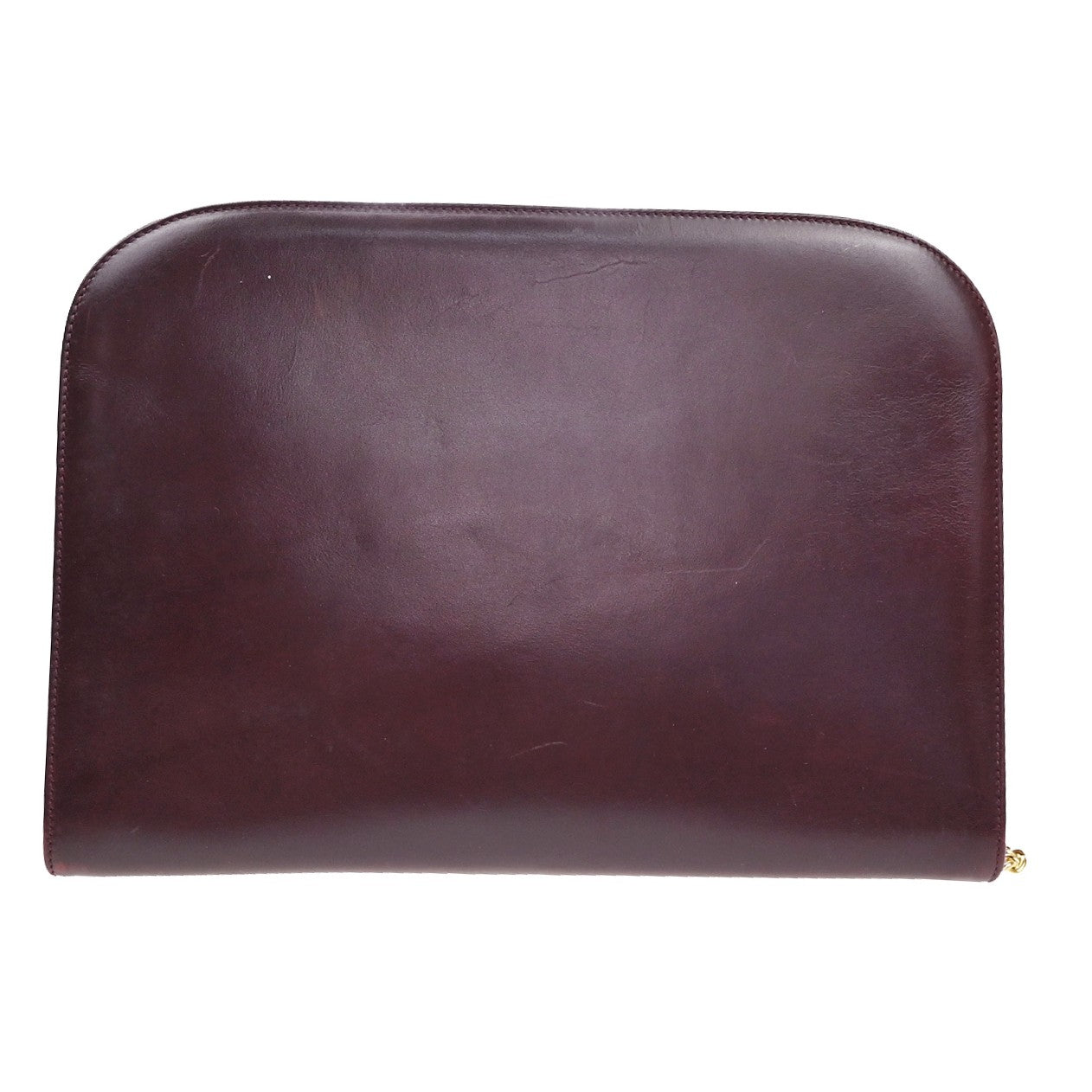 SALVATORE FERRAGAMO Gancini 2Way Chain Shoulder Clutch Bag Leather BY 39YH487