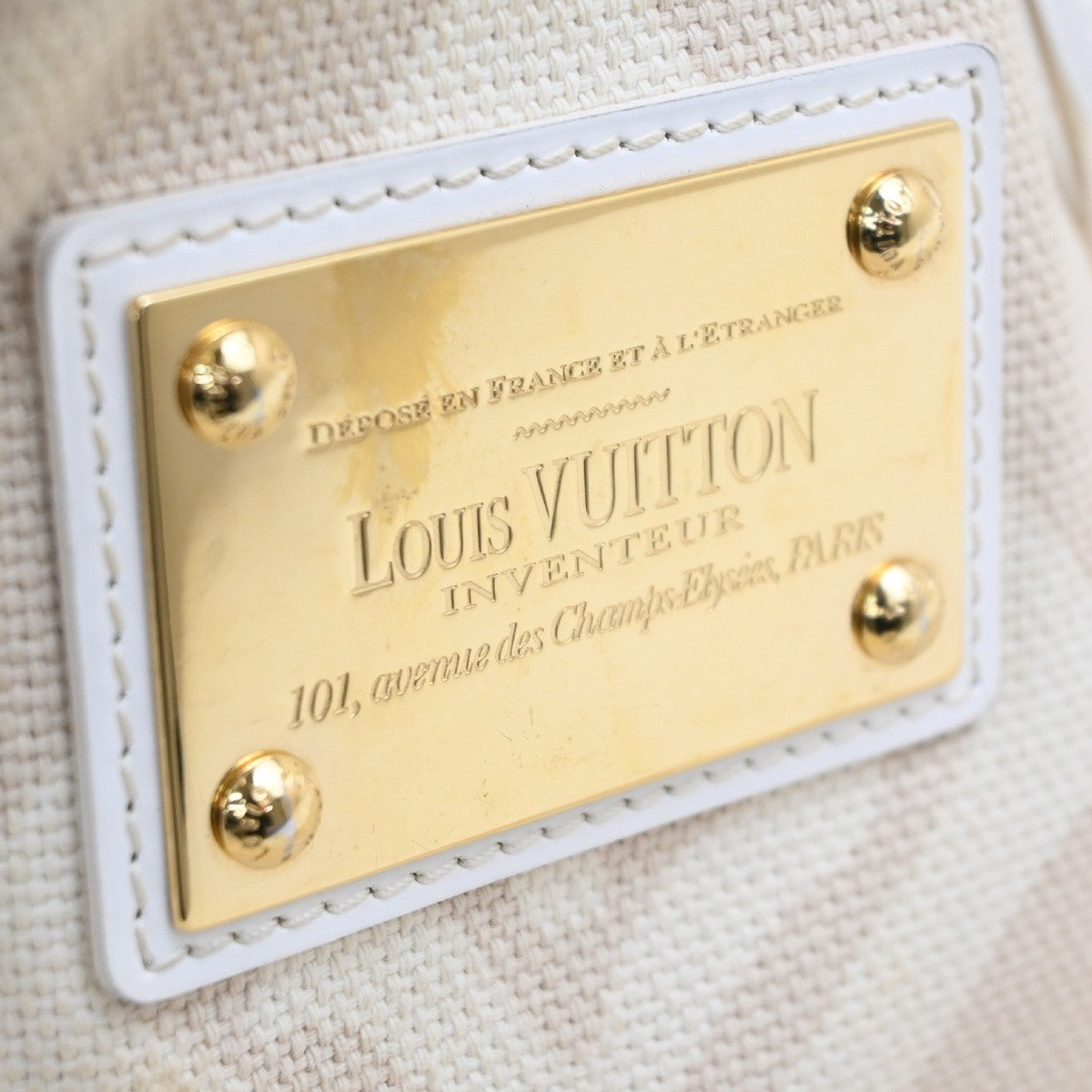 LOUIS VUITTON Tahitienne PM Cruise Tote Bag Canvas Leather BE M95674 31MA489