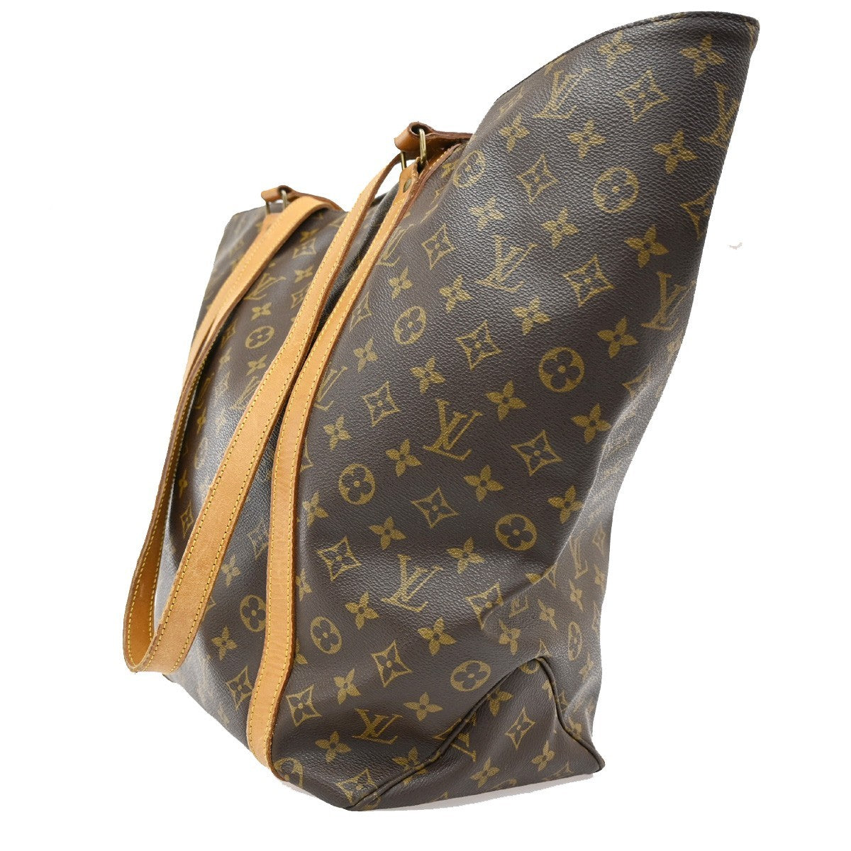 LOUIS VUITTON Sac Shopping GM Shoulder Tote Bag Monogram Leather M51110 32TA016