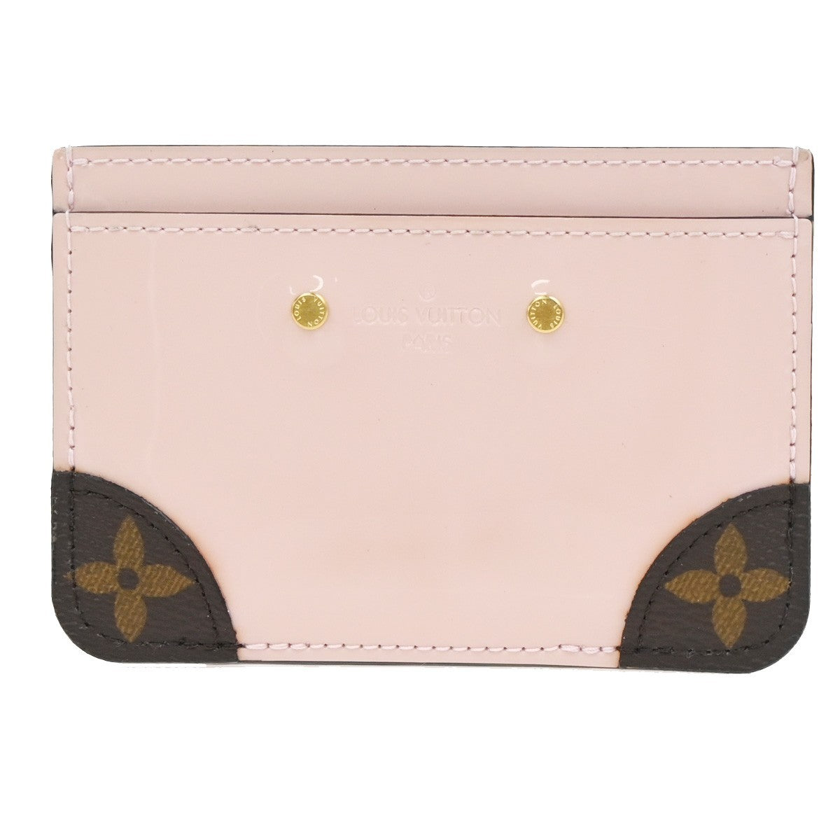 LOUIS VUITTON Porte Cartes Simple Card  Case Monogram Vernis PK M63855 36RL961