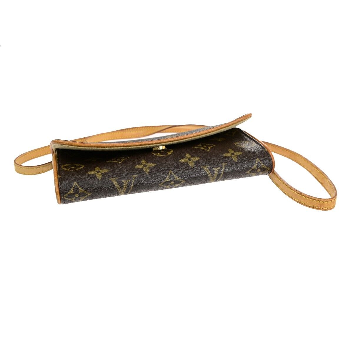 LOUIS VUITTON Pochette Twin PM 2Way Shoulder Clutch Bag Monogram M51854 30EC225