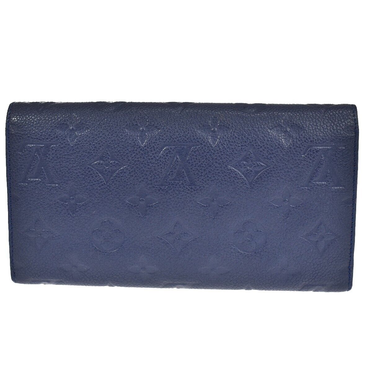 LOUIS VUITTON PorteFeuille Virtuose Wallet Empreinte Leather Blue M60586 36SH083