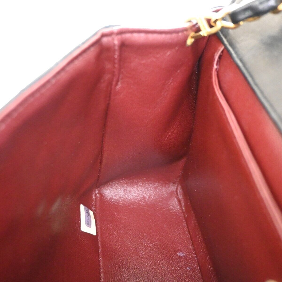 CHANEL CC Matelasse Chain Shoulder Bag Pouch Leather Black GHW Vintage 731RJ053