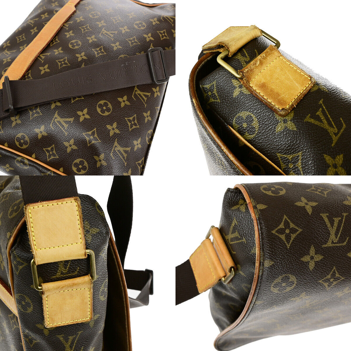 LOUIS VUITTON Abbesses Messenger Shoulder Bag Monogram Leather BN M45257 71YF625