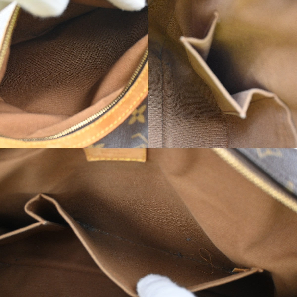 LOUIS VUITTON Sac Bosphore 2Way Hand Bag Monogram Leather Brown M40043 73SA095