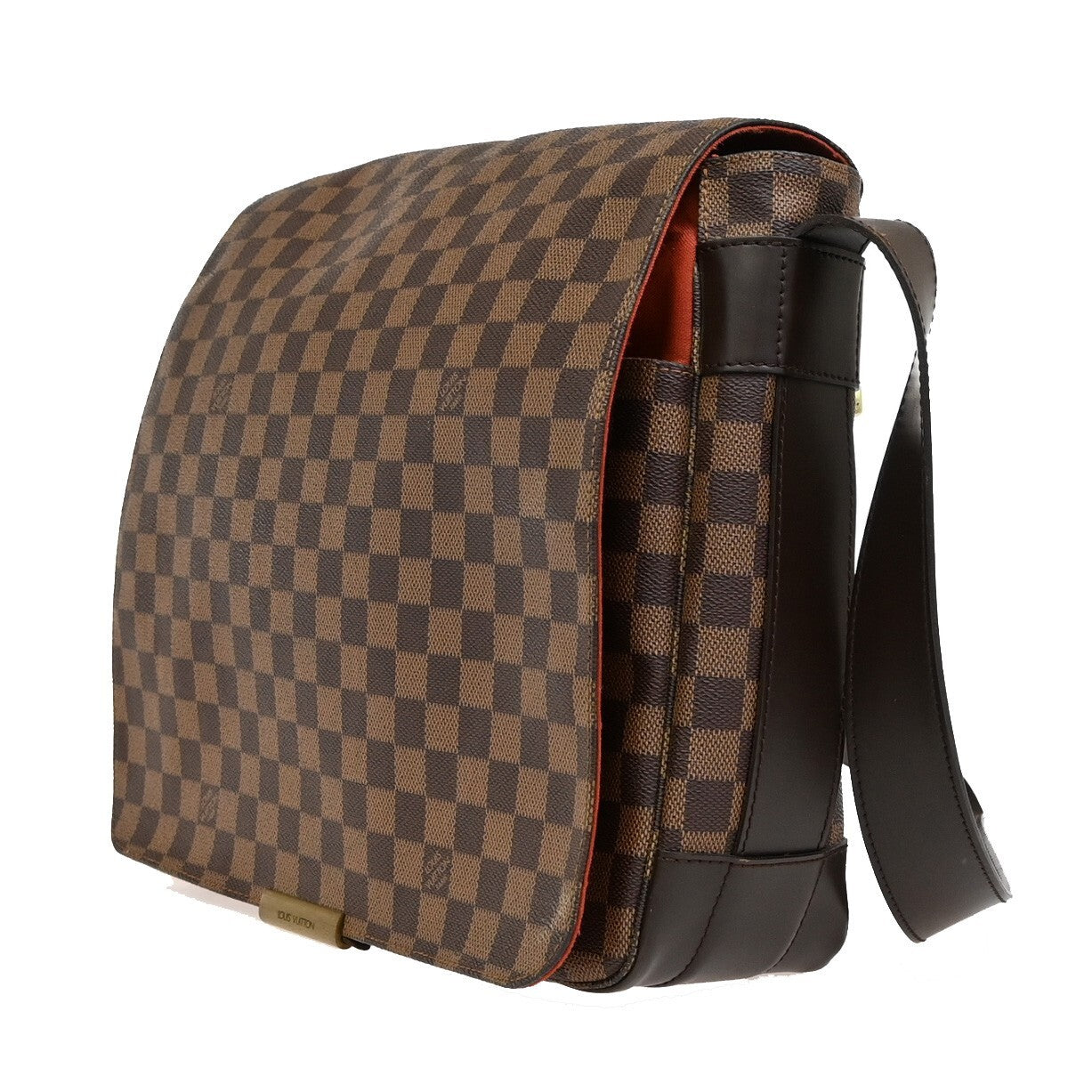 LOUIS VUITTON Bastille Shoulder Bag Damier Ebene Leather Brown N45258 74FB541