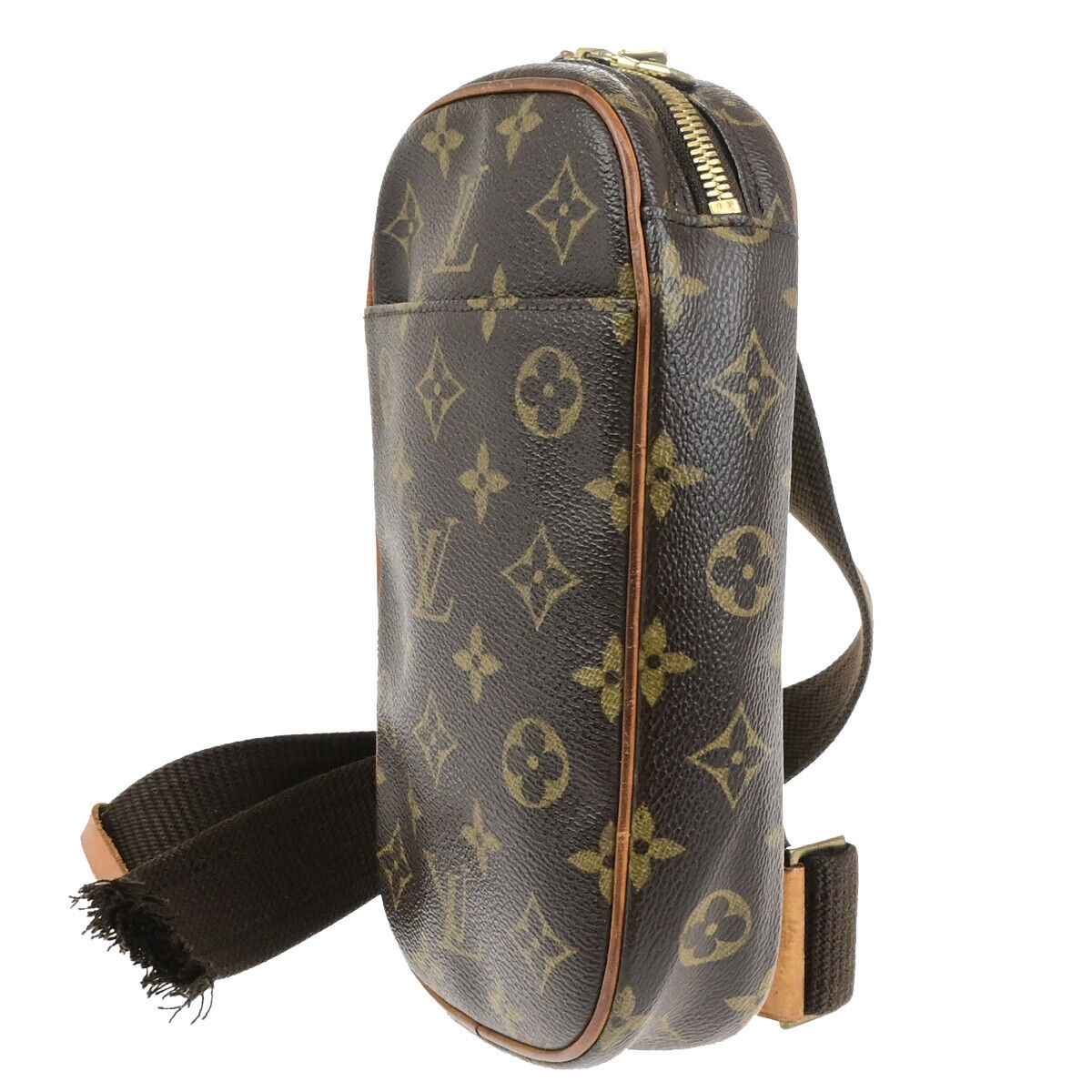 LOUIS VUITTON Pochette Gange Shoulder Bag Monogram Brown Spain M51870 76SJ582