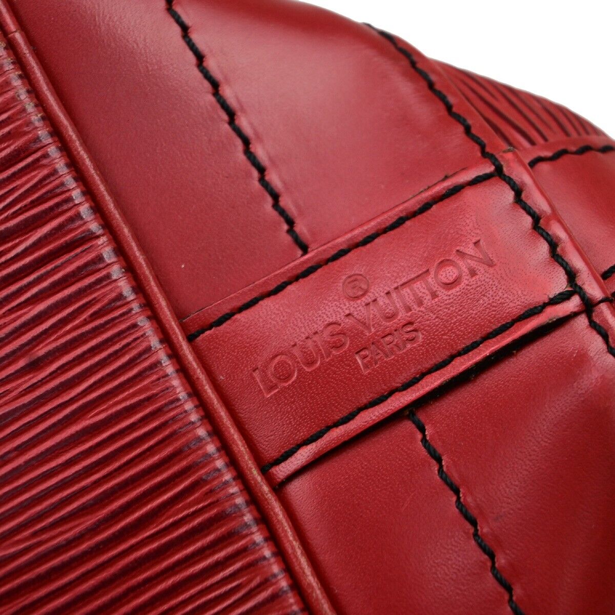 LOUIS VUITTON Noe GM LV Drawstring Shoulder Bag Epi Leather Red M44007 30ED947