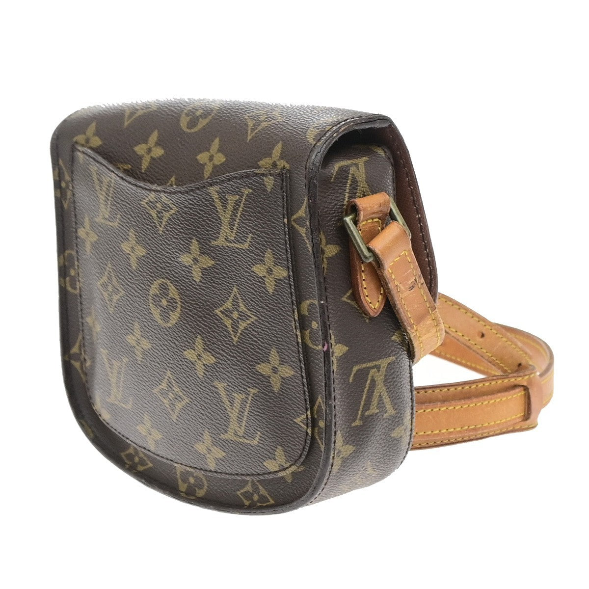 LOUIS VUITTON Mini Saint Cloud Shoulder Bag Monogram Leather BN M51244 35YJ260