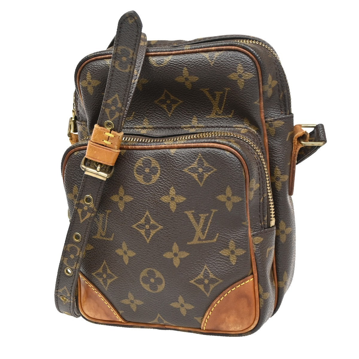 LOUIS VUITTON Amazon Crossbody Shoulder Bag Monogram Leather BN M45236 39CA605