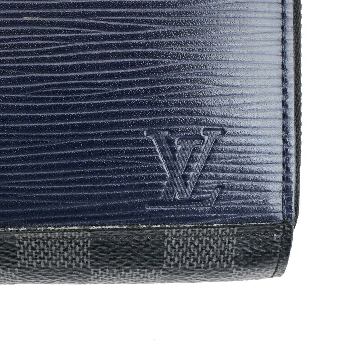 LOUIS VUITTON Zippy Organizer Wallet Epi Damier Graphite Leather M68227 81KA507