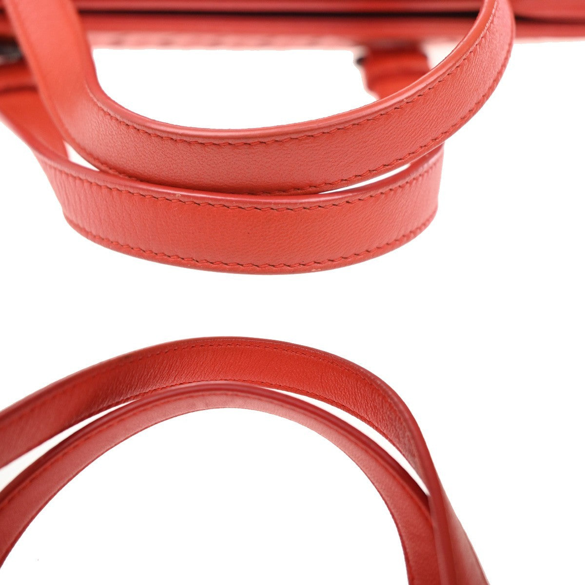 BOTTEGA VENETA Logo Intrecciato 2way Shoulder Hand Bag Leather Red Italy 99MA144