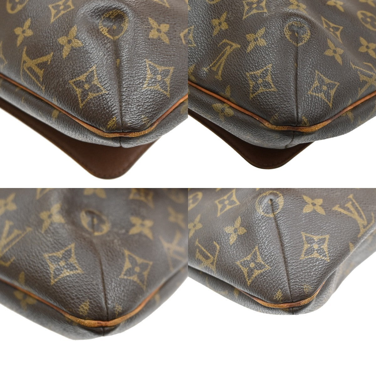 LOUIS VUITTON Musette Shoulder Bag Monogram Leather Brown France M51256 74PA030