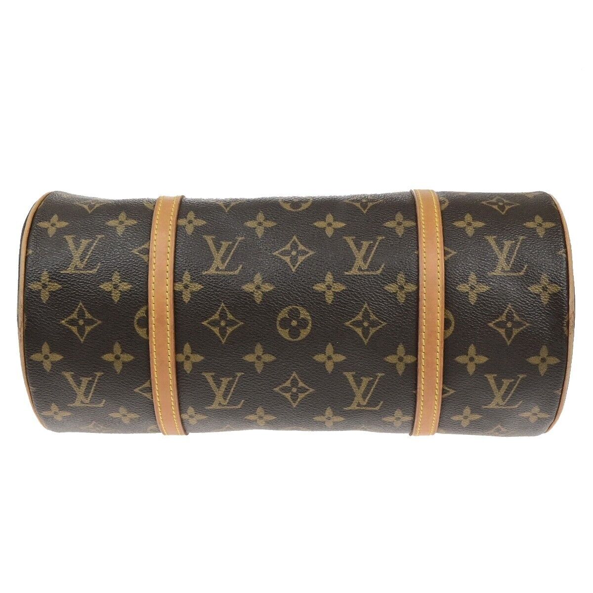 LOUIS VUITTON Logo PAPILLON 30 Hand Bag Monogram Leather Brown M51365 86ED925