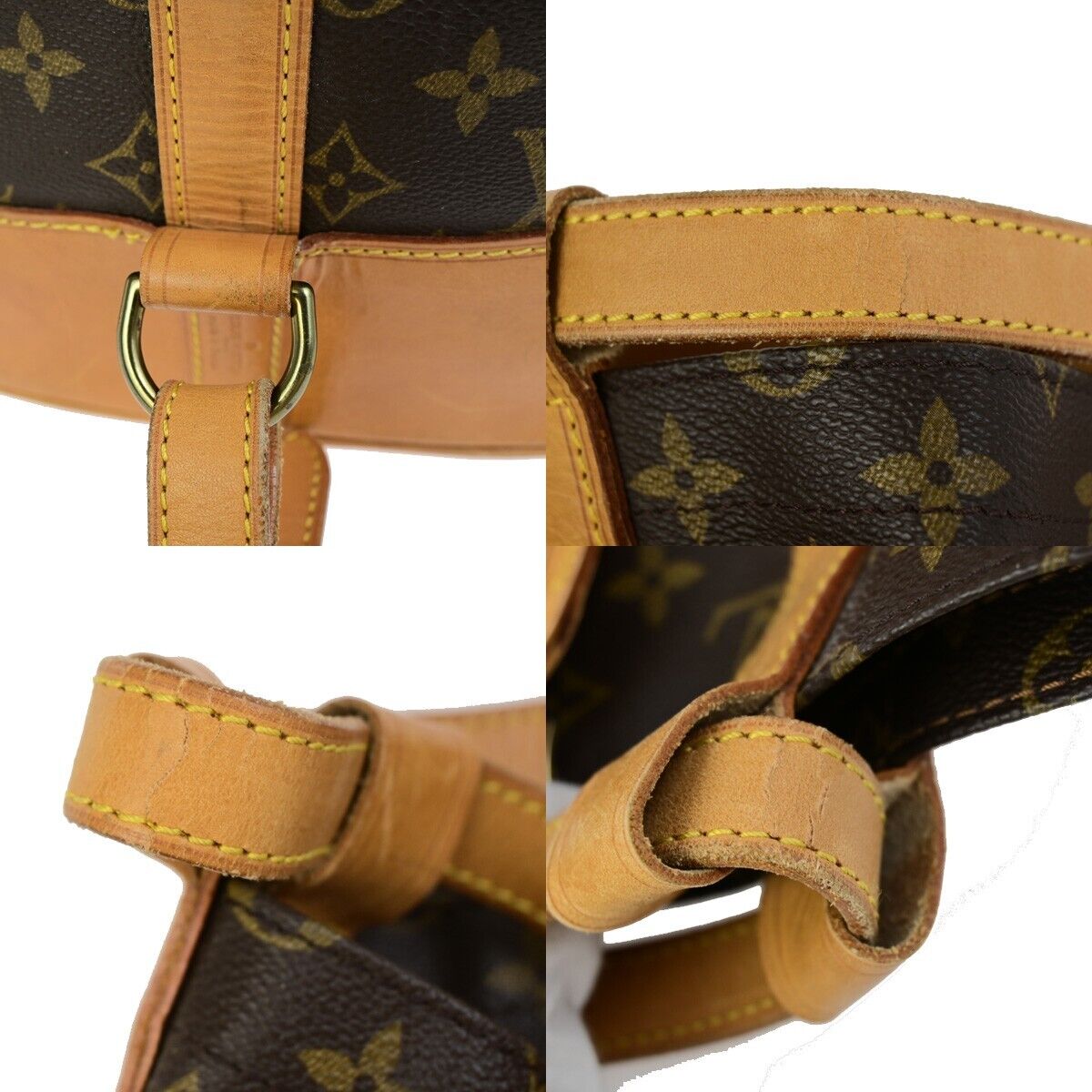 LOUIS VUITTON LV Randonnee GM Shoulder Bag Monogram Leather Brown M42244 85FB210