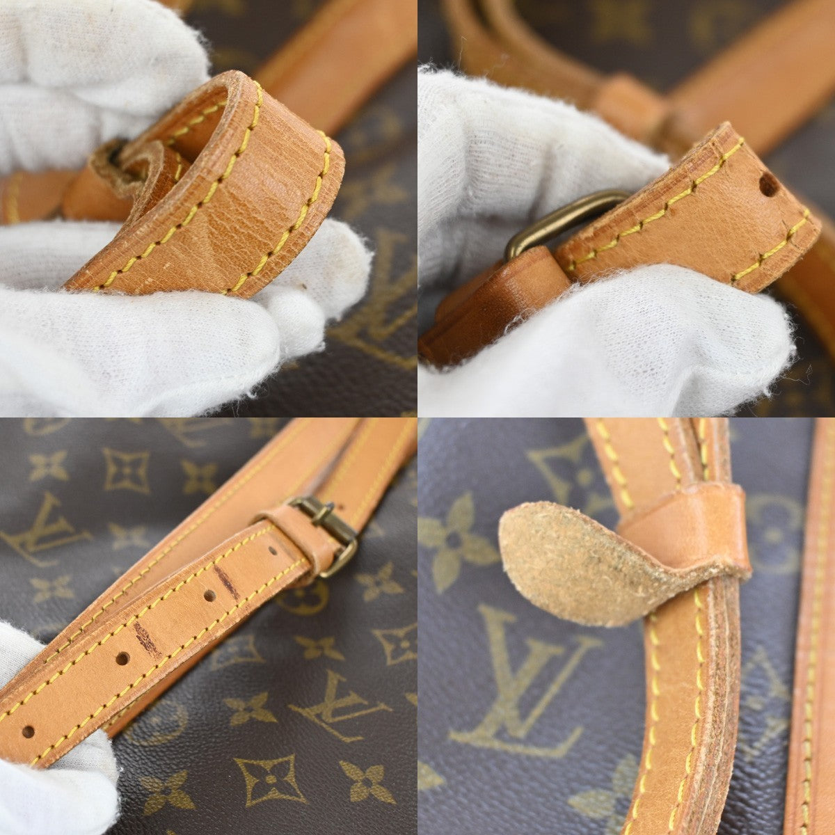 LOUIS VUITTON LV Randonnee GM Shoulder Bag Monogram Leather Brown M42244 81CA080