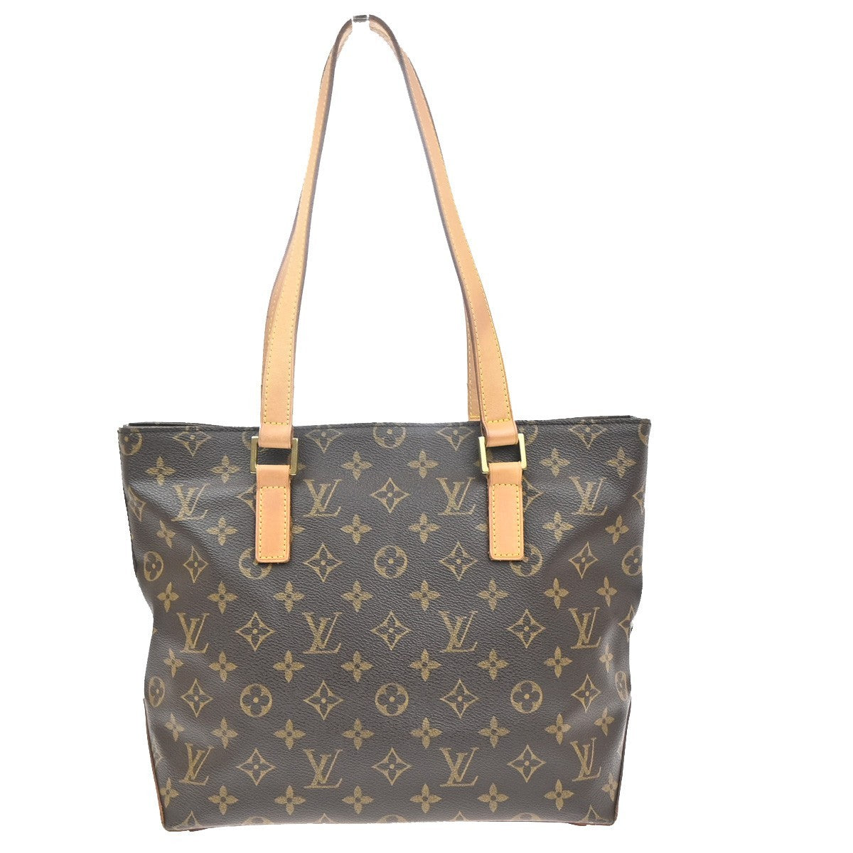LOUIS VUITTON Cabas Piano Shoulder Bag Monogram Leather Brown M51148 20KC816