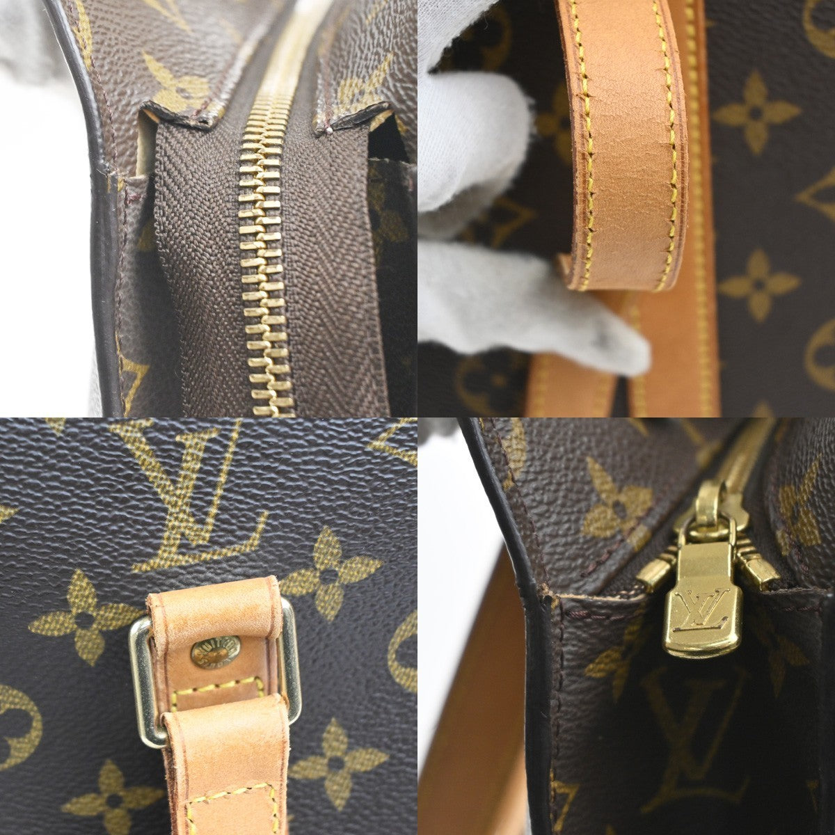 LOUIS VUITTON BABYLONE Shoulder Bag Monogram Leather Brown France M51102 98MA204