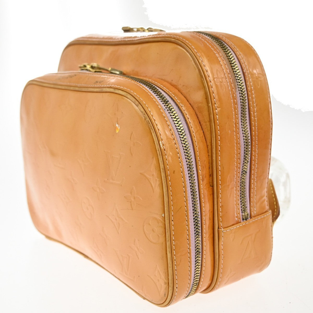LOUIS VUITTON Murray Backpack Bag Monogram Vernis Leather Rose M91039 07KC336