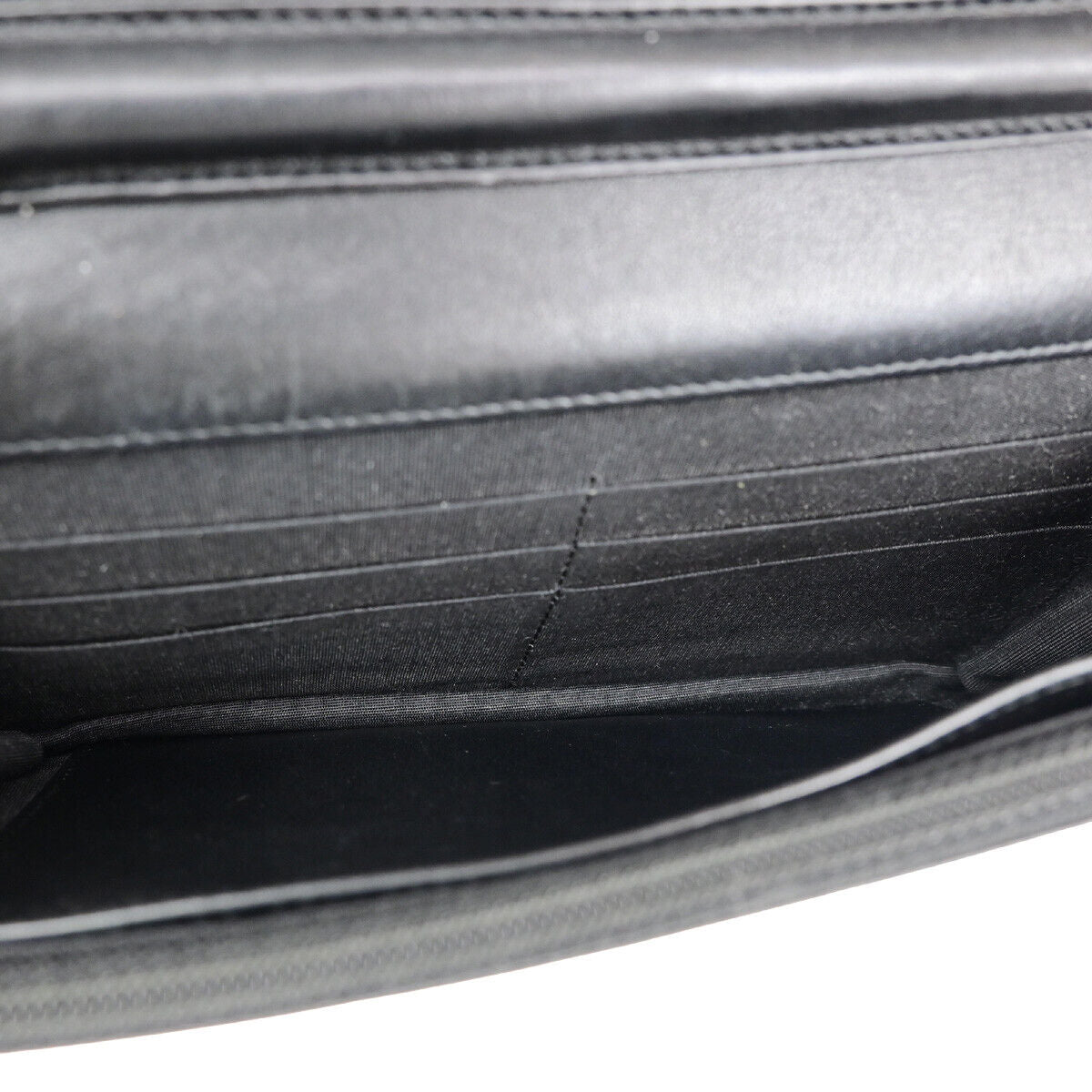 CHANEL CC Logo GST Chain Shoulder Bag Wallet Caviar Skin Leather BK SHW 390RF144