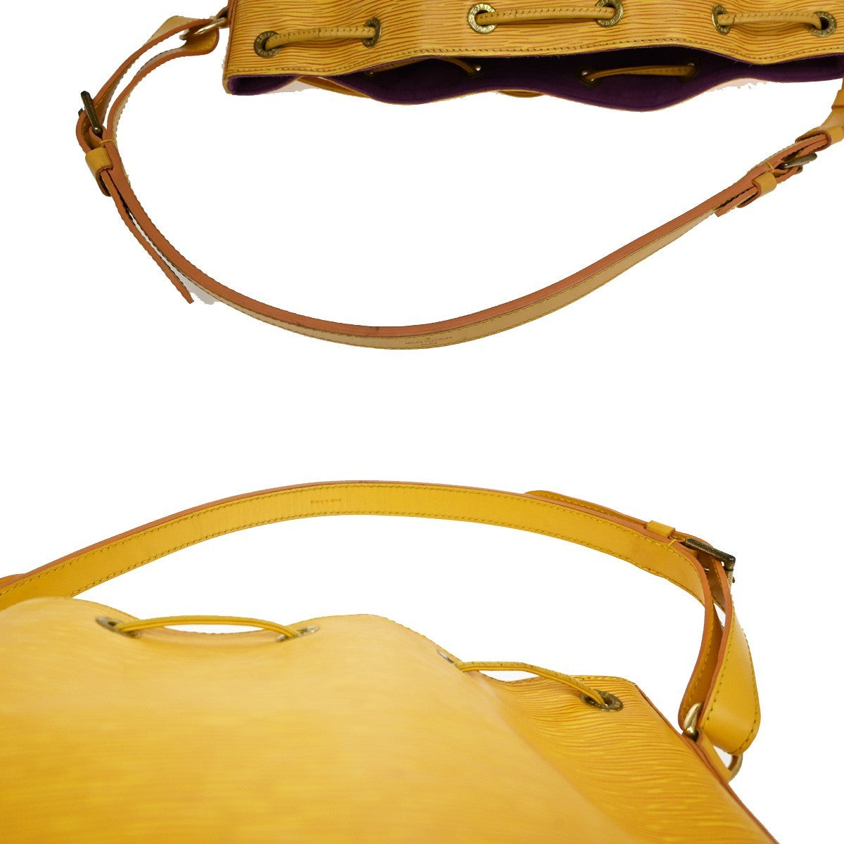 LOUIS VUITTON Petit Noe Drawstring Shoulder Bag Epi Leather YW M44107 34KB586