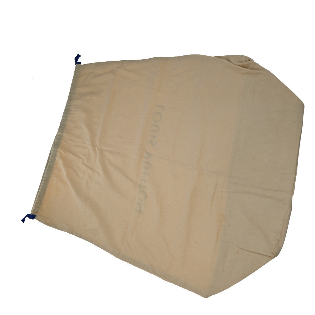 LOUIS VUITTON Logo 10 Set Dust Bag Drawstring Canvas Cotton Beige Brown 03KB470
