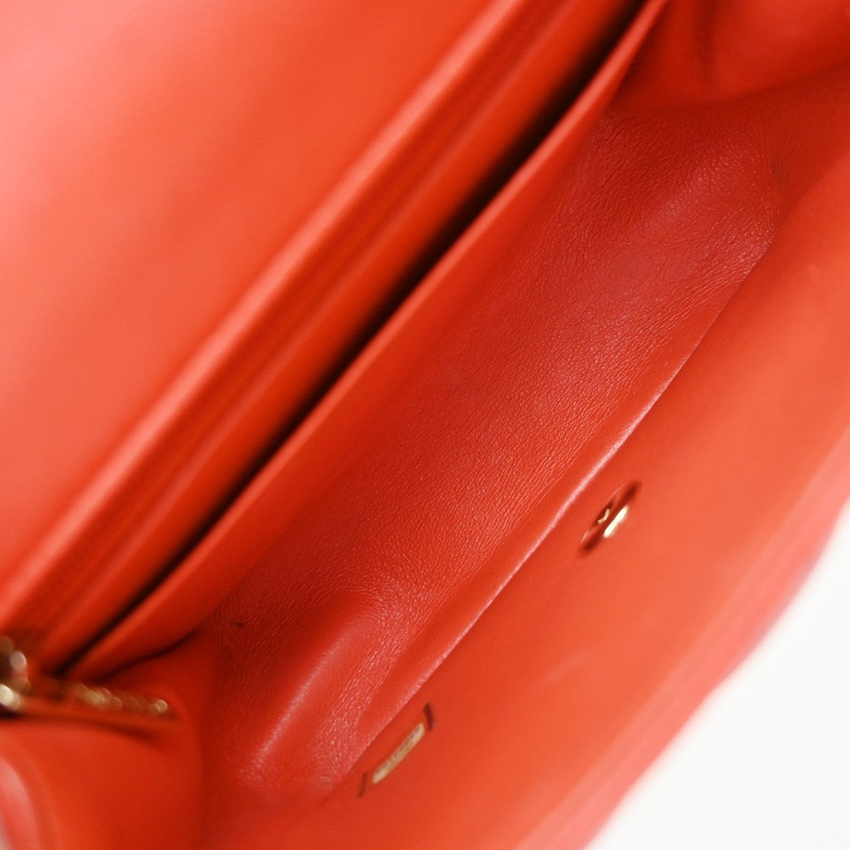 RPCHANEL CC Mini Matelasse Chain Shoulder Bag Leather Red GHW Vintage 887RP186