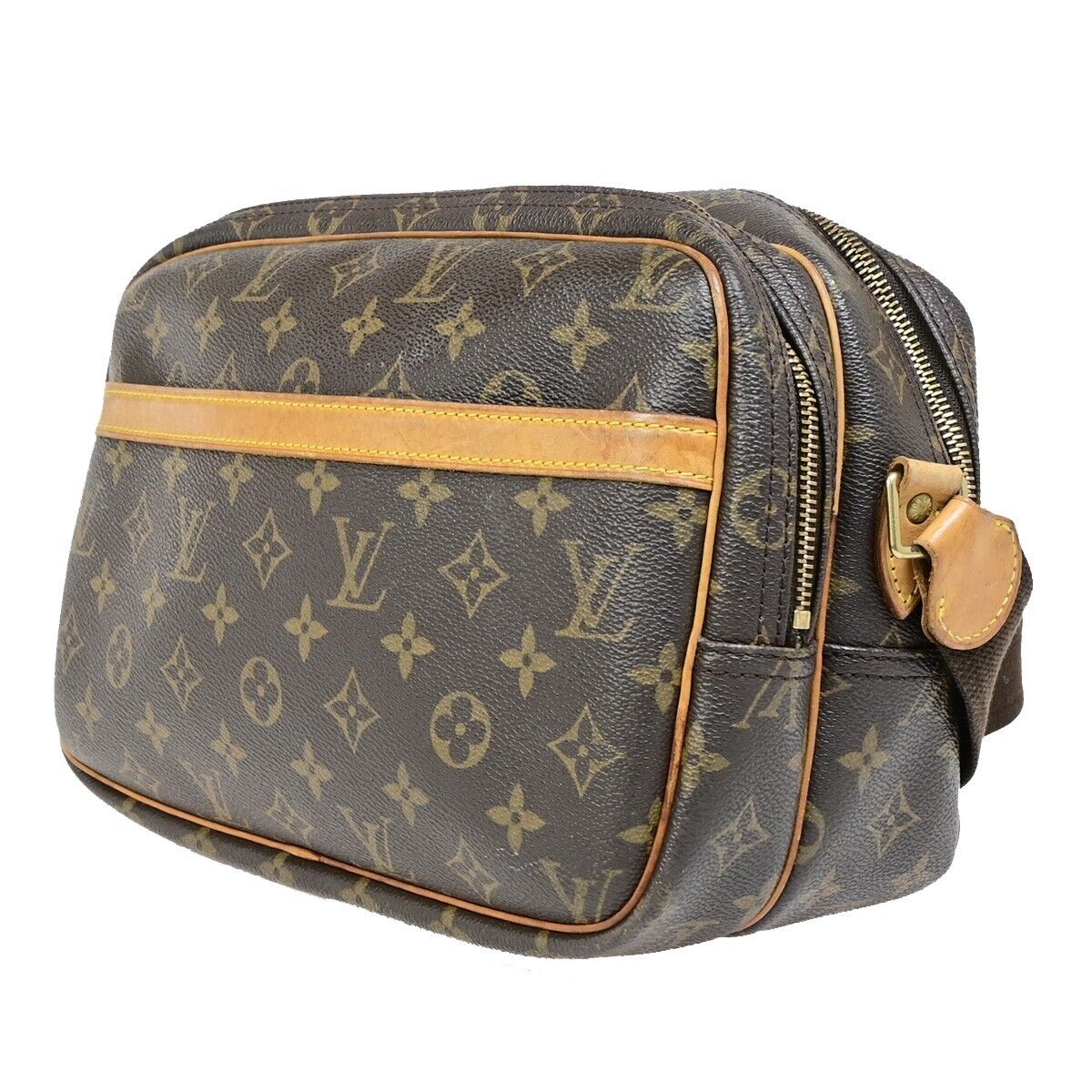 LOUIS VUITTON Reporter PM Crossbody Shoulder Bag Monogram Leather M45254 85EB582