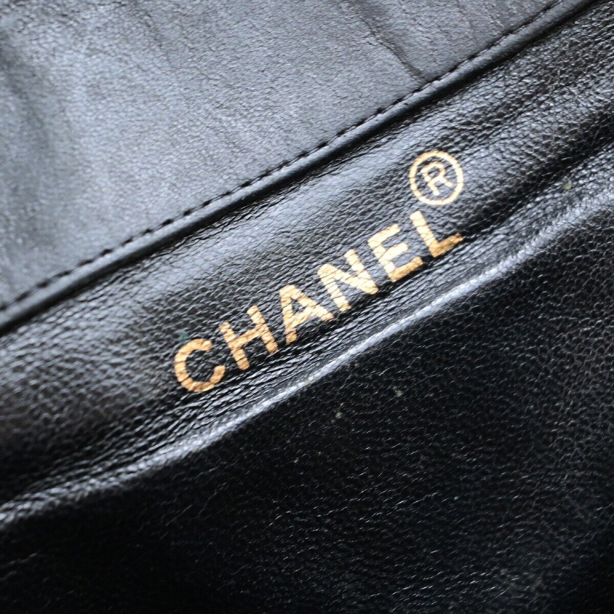 CHANEL CC Logo DUMA Matelasse Chain Backpack Bag Leather Black GHW 332RK719
