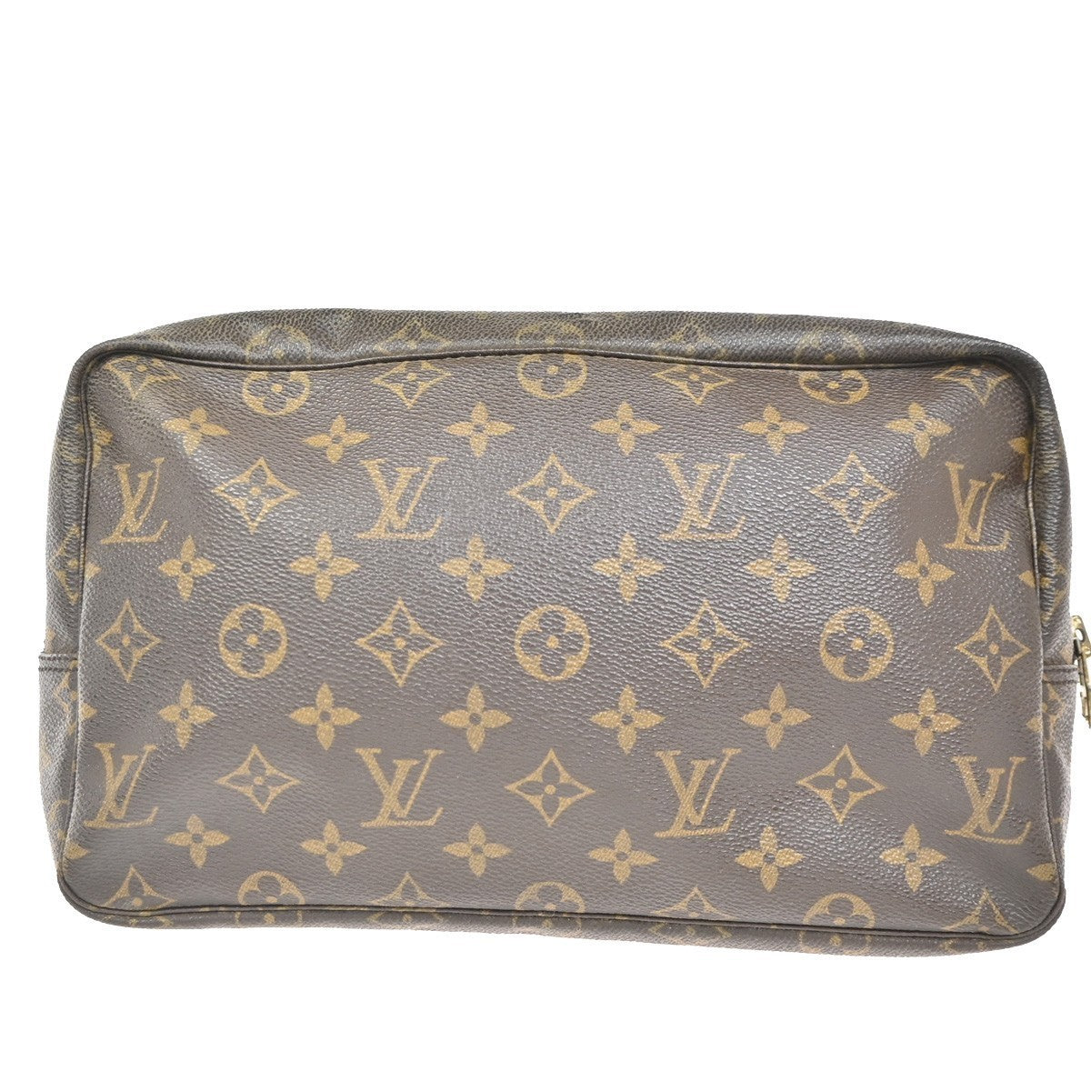 LOUIS VUITTON Trousse Toilette 28 Clutch Hand Bag Monogram Brown M47522 67KC360