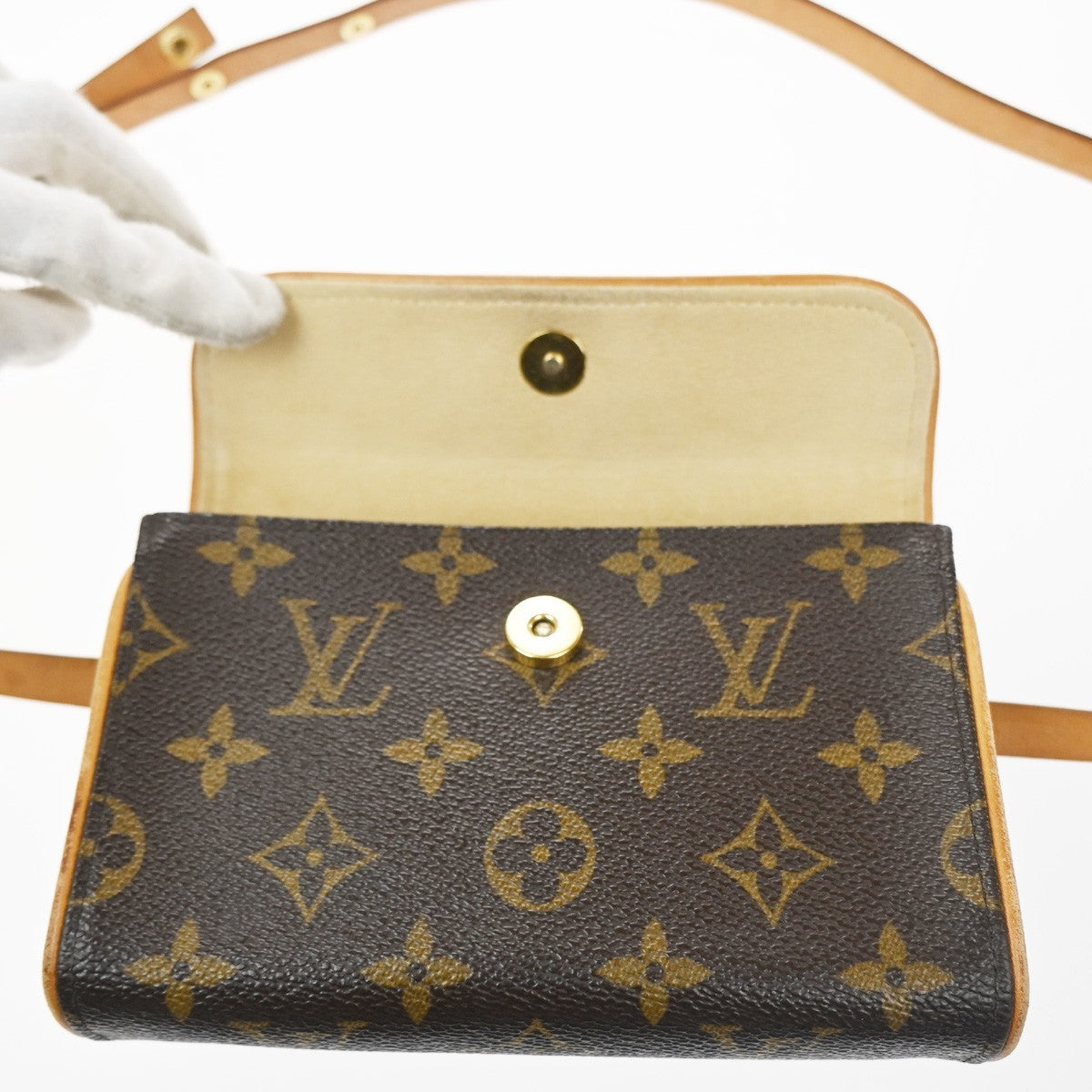 LOUIS VUITTON Pochette Florentine Bum Bag #S Monogram Leather BN M51855 82MA508