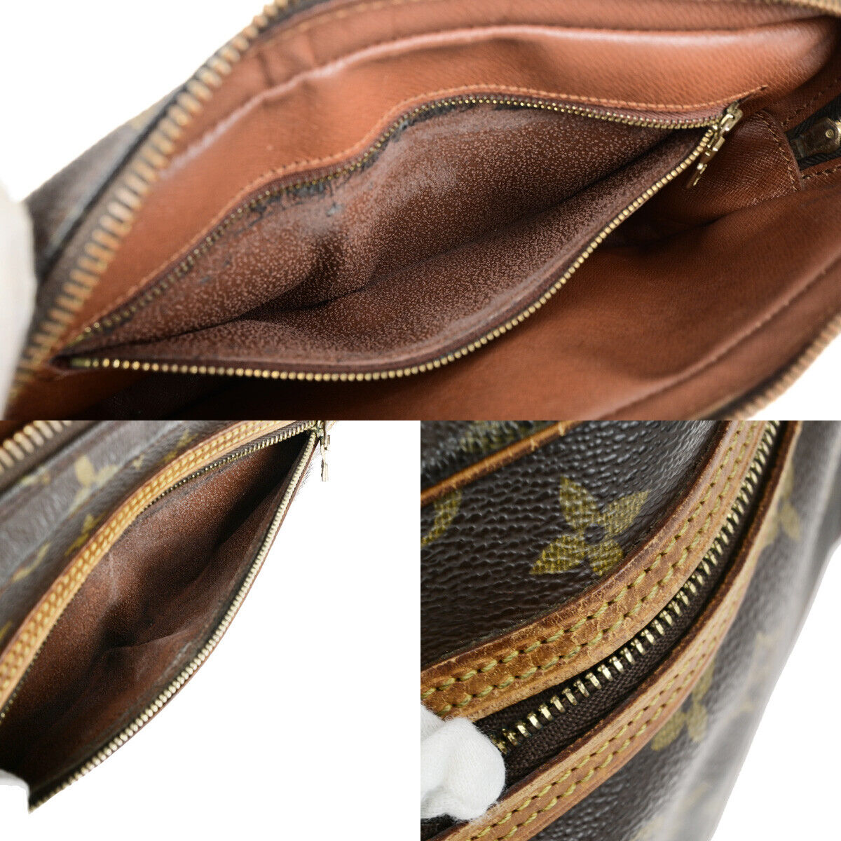 LOUIS VUITTON Marly Dragonne GM Clutch Hand Bag Monogram Brown M51825 61YG503