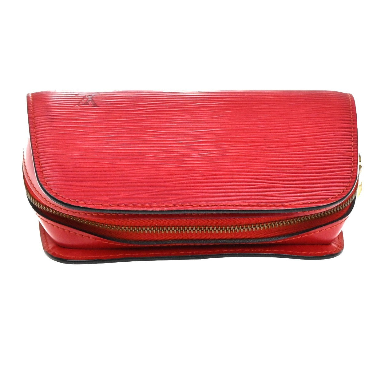 LOUIS VUITTON LV Logo Dauphine PM Pouch Bag Epi Leather Red M48447 02KP604