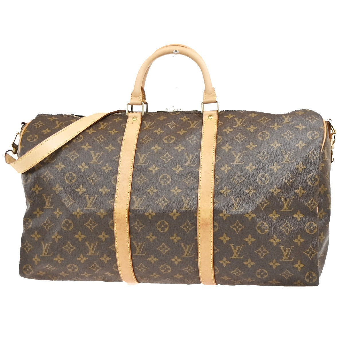 LOUIS VUITTON Keepall 50 Travel Hand Bag Monogram Leather Brown M41426 54PA013