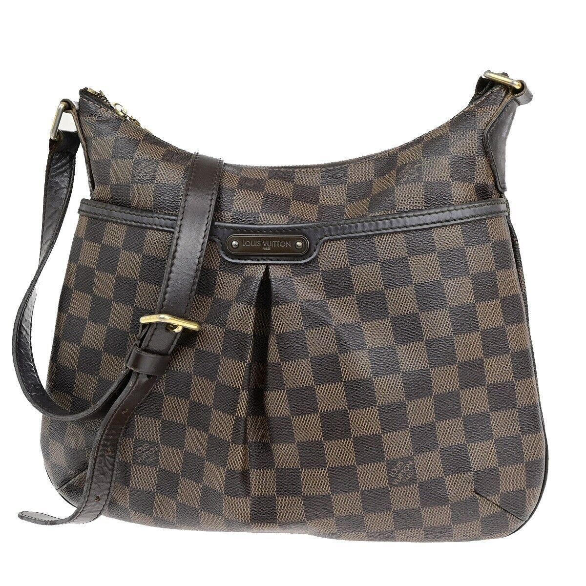 LOUIS VUITTON Bloomsbury PM Shoulder Bag Damier Leather Brown N42251 82EC347