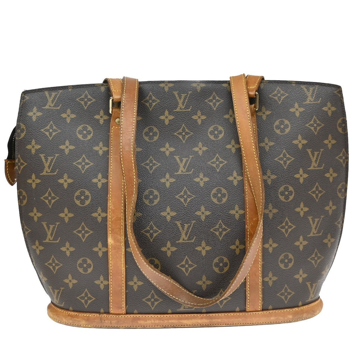 LOUIS VUITTON BABYLONE Shoulder Bag Monogram Leather Brown France M51102 32KD247