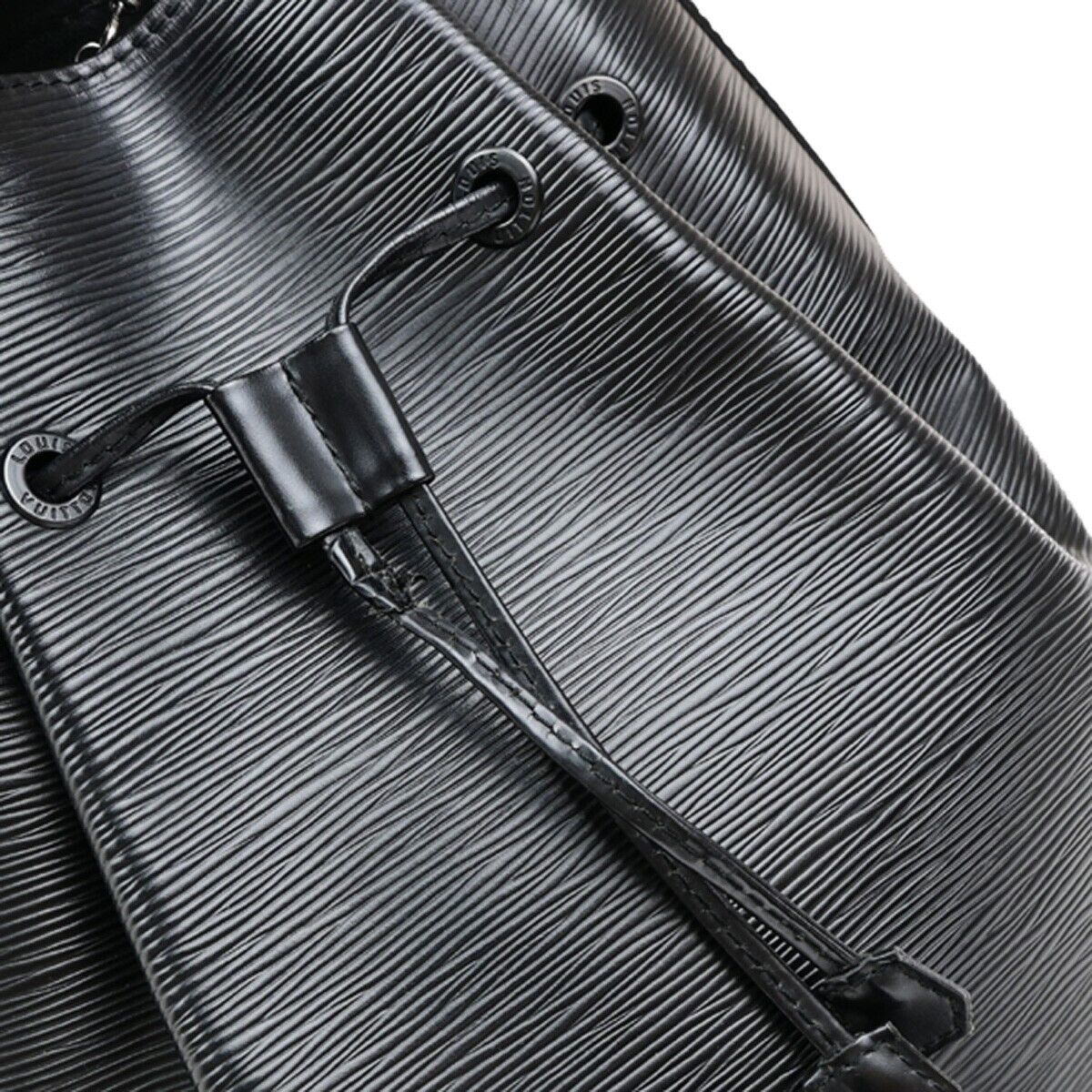 LOUIS VUITTON LV Sac A Dos Shoulder Bag Epi Leather Black France M80153 86ED683