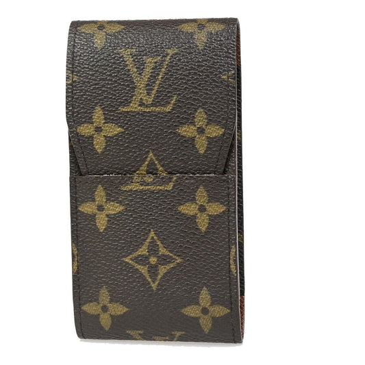 LOUIS VUITTON Etui Cigarette Case Monogram Leather Brown M63024 02KA402