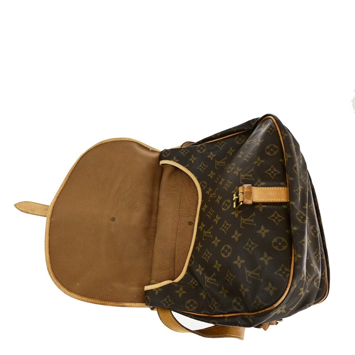 LOUIS VUITTON Saumur 35 Shoulder Bag Monogram Leather BN France M42254 33EC935