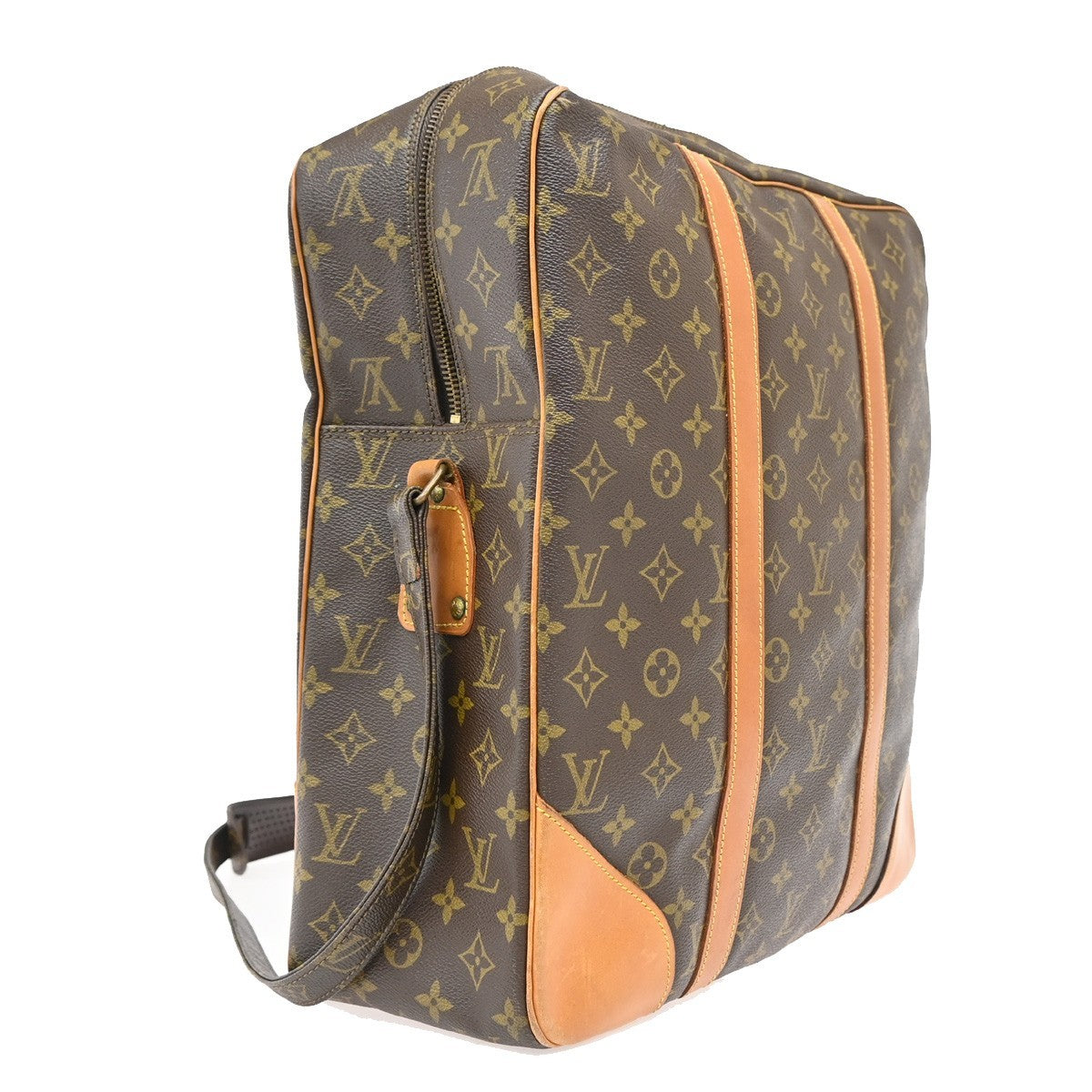 LOUIS VUITTON Grand Marceau Shoulder Bag Monogram Leather Brown M45222 36EF619