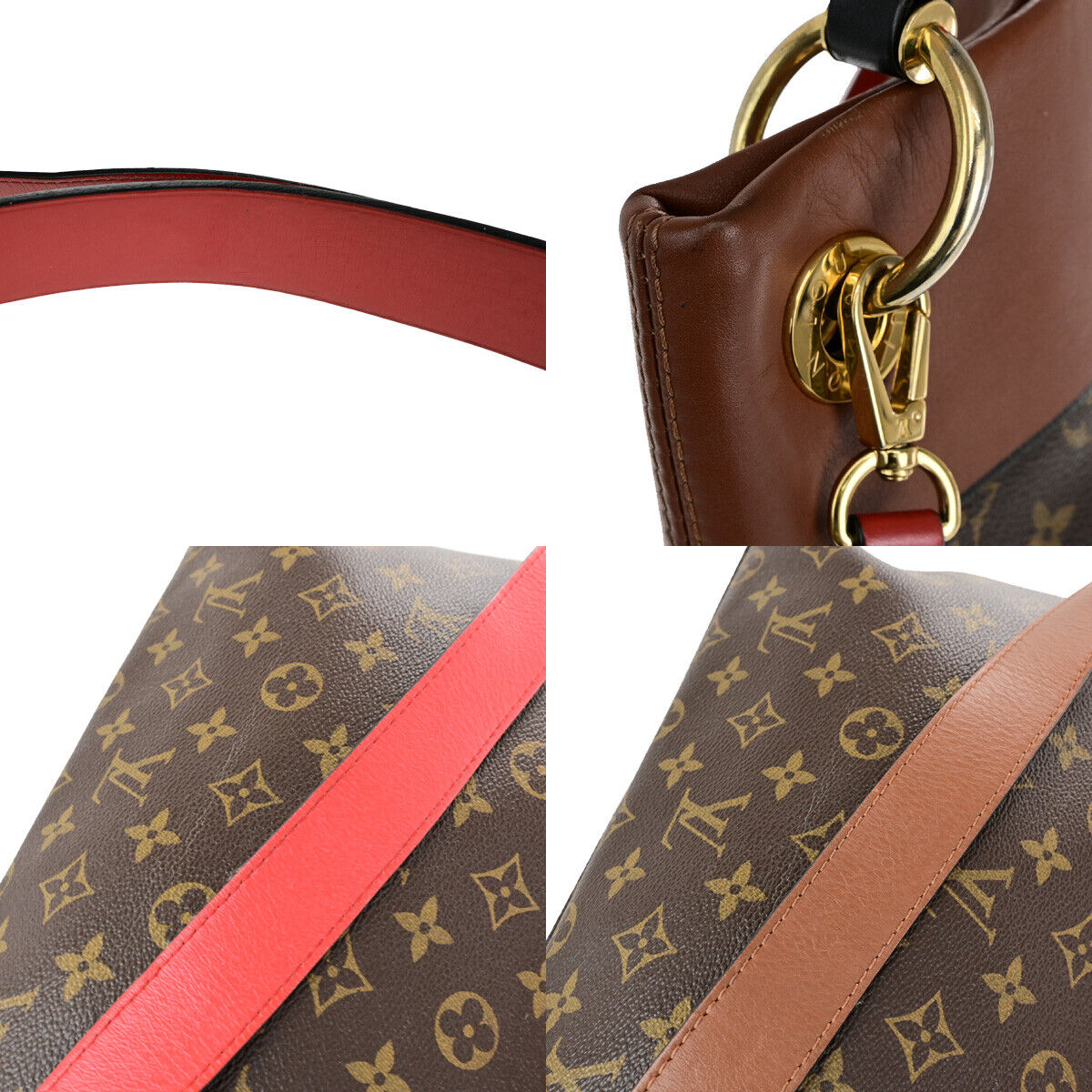 LOUIS VUITTON Tuileries Hobo 2Way Shoulder Bag Monogram Leather M43155 664YF216
