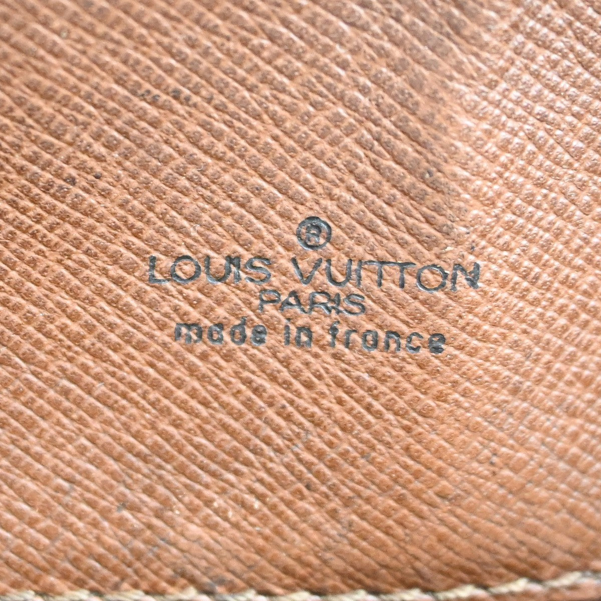 LOUIS VUITTON Saint Cloud GM Shoulder Bag Monogram Leather Brown M51242 39CA330