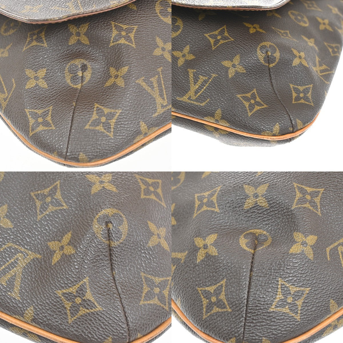 LOUIS VUITTON Musette Shoulder Bag Monogram Leather Brown France M51256 73KC739
