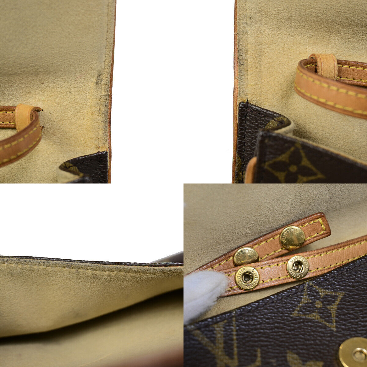 LOUIS VUITTON Pochette Twin PM 2Way Shoulder Clutch Bag Monogram M51854 34YE765