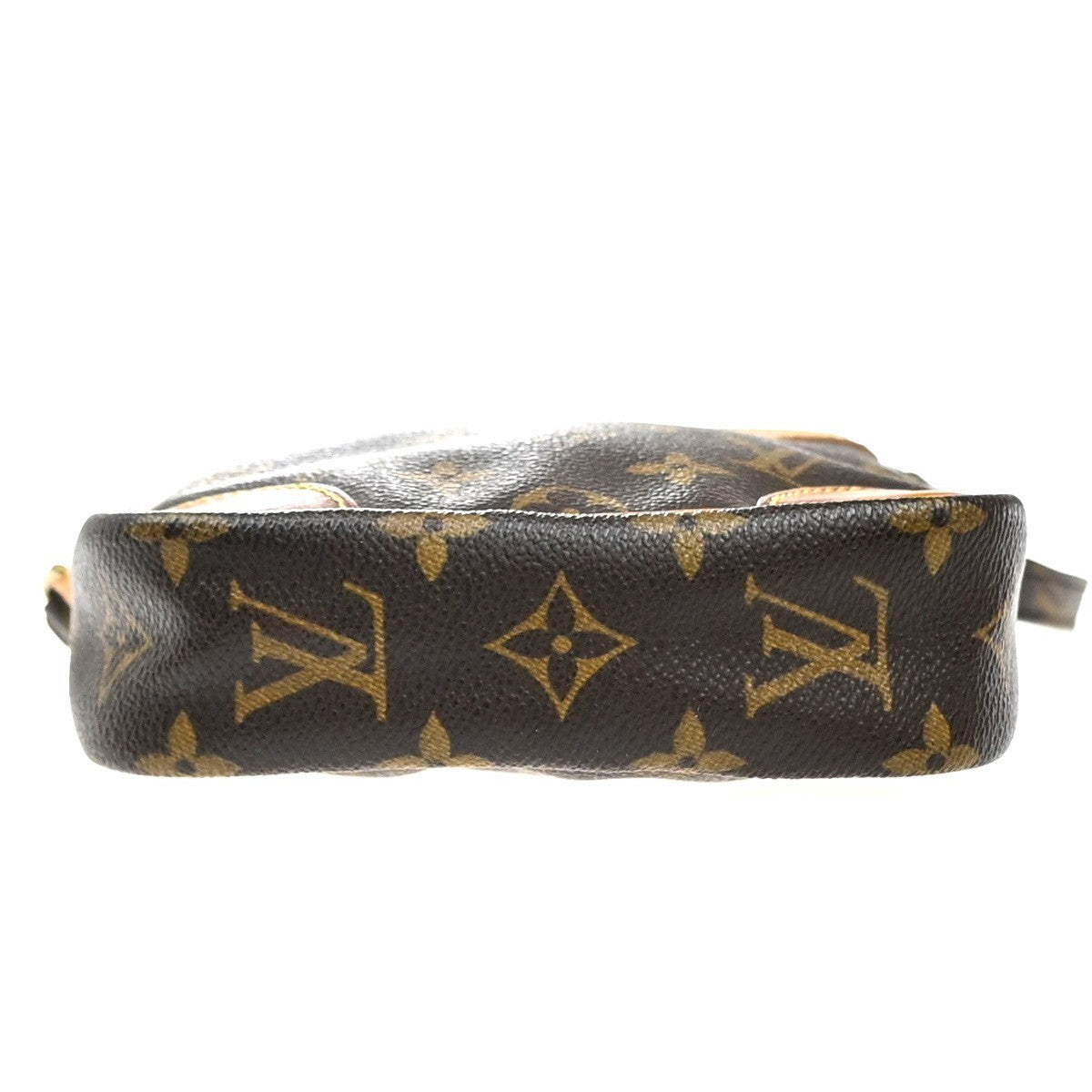 LOUIS VUITTON Danube Shoulder Bag Monogram Leather Brown France M45266 35KP275